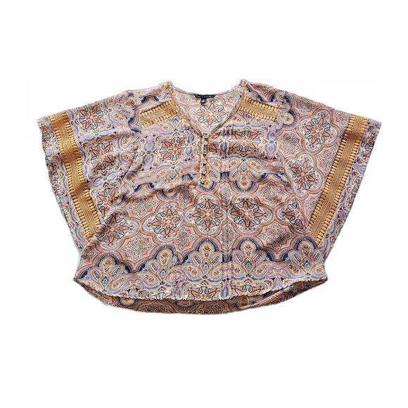 Zac & Rachel Boho Paisley Flowy Blouse - Picture 8 of 15